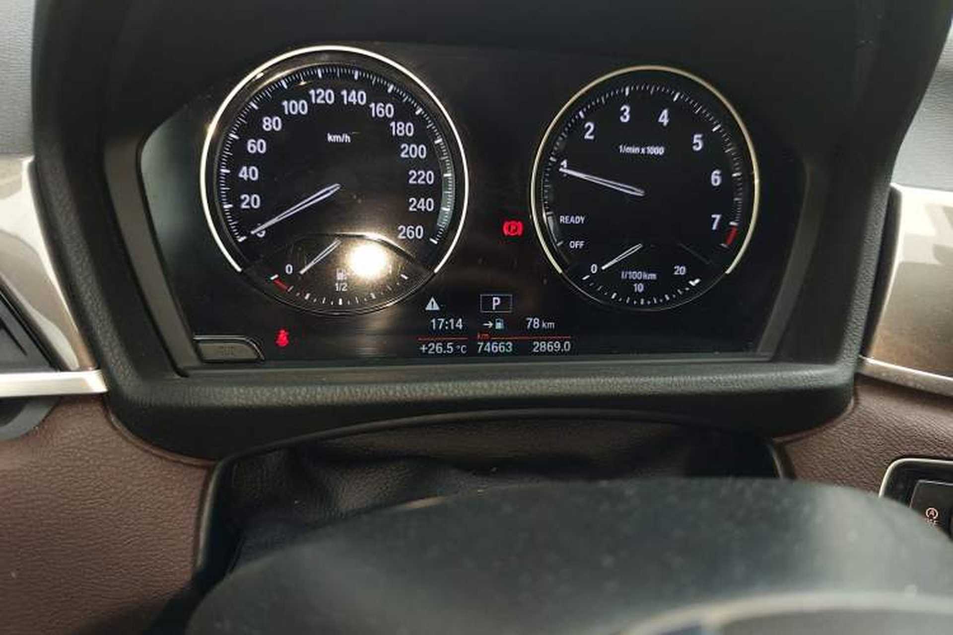 Used BMW X1 2019 sDrive18Li Premium Edition Odometer Close Up