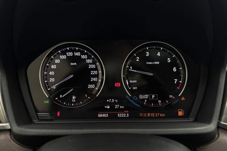 Used BMW X1 2019 xDrive20Li Luxury Model Odometer Close Up
