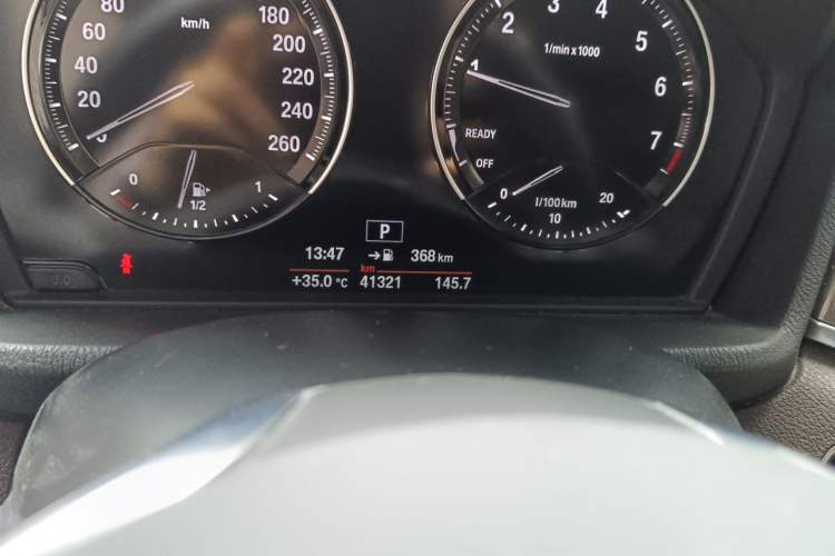Used BMW X1 2019 sDrive18Li Premium Edition Odometer Close Up