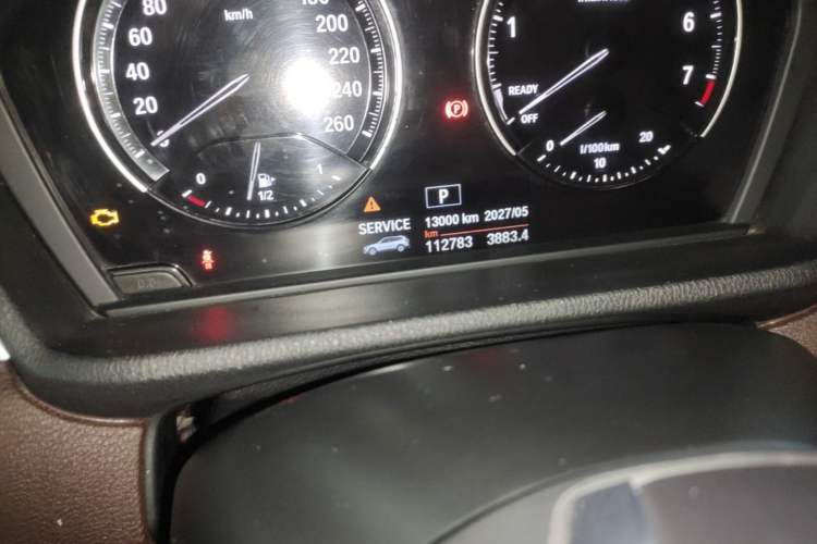 Used BMW X1 2019 sDrive18Li Premium Edition Odometer Close Up