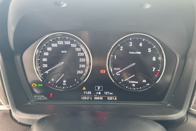 Used BMW X1 2019 sDrive18Li Premium Edition Odometer Close Up