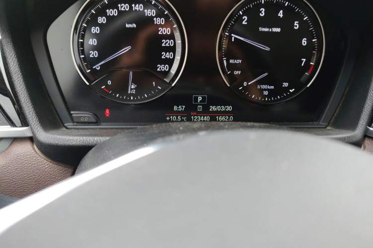 Used BMW X1 2019 sDrive18Li Premium Edition Odometer Close Up