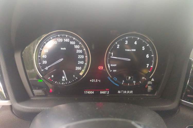 Used BMW X1 2019 xDrive20Li Luxury Model Odometer Close Up