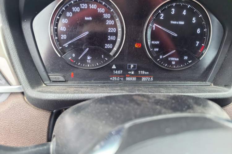 Used BMW X1 2019 sDrive18Li Premium Edition Odometer Close Up
