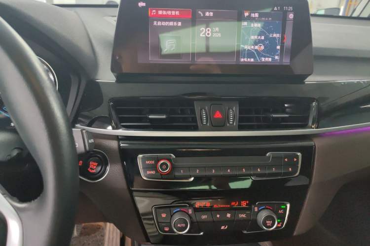 Used BMW X1 2020 sDrive25Li Leading Model Audio And AC Panel