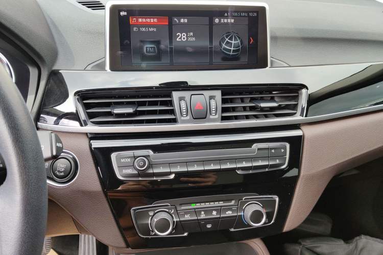 Used BMW X1 2020 sDrive20Li Fashion Model Audio And AC Panel