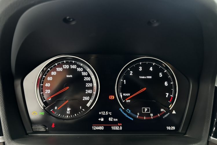 Used BMW X1 2020 sDrive25Li Leading Model Odometer Close Up