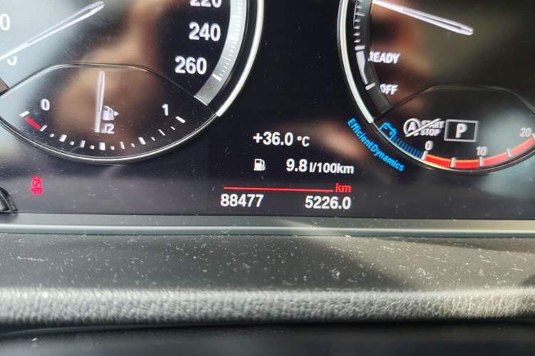 Used BMW X1 2020 xDrive25Li Luxury Edition Odometer Close Up