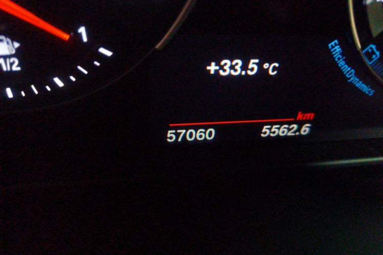 Used BMW X1 2020 sDrive25Li Leading Model Odometer Close Up