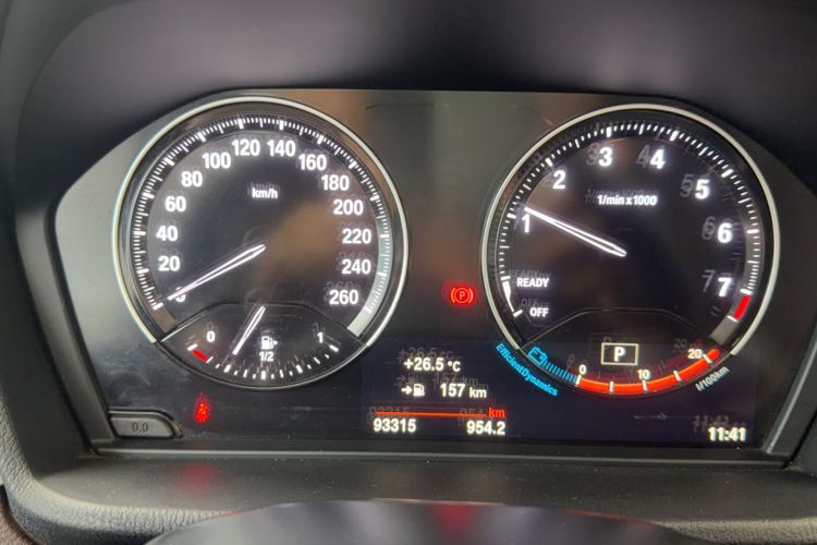 Used BMW X1 2020 sDrive20Li Premium Edition Odometer Close Up