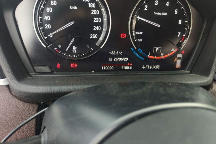 Used BMW X1 2020 sDrive25Li Leading Model Odometer Close Up