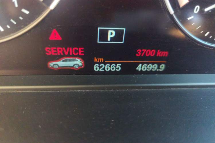 Used BMW X1 2020 sDrive20Li Fashion Model Odometer Close Up