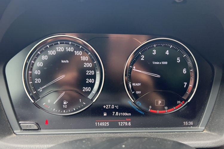 Used BMW X1 2020 sDrive20Li Premium Edition Odometer Close Up