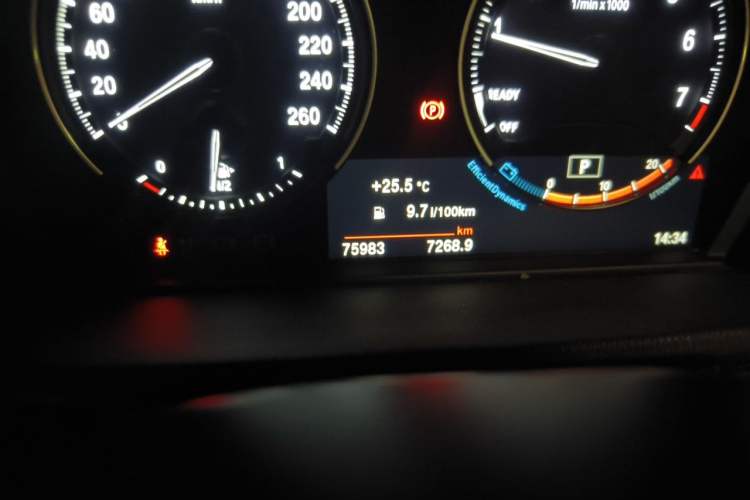 Used BMW X1 2020 sDrive20Li Premium Edition Odometer Close Up
