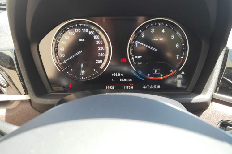 Used BMW X1 2020 sDrive25Li Leading Model Odometer Close Up