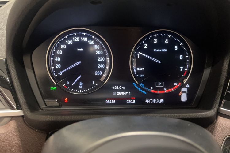 Used BMW X1 2020 sDrive25Li Leading Model Odometer Close Up