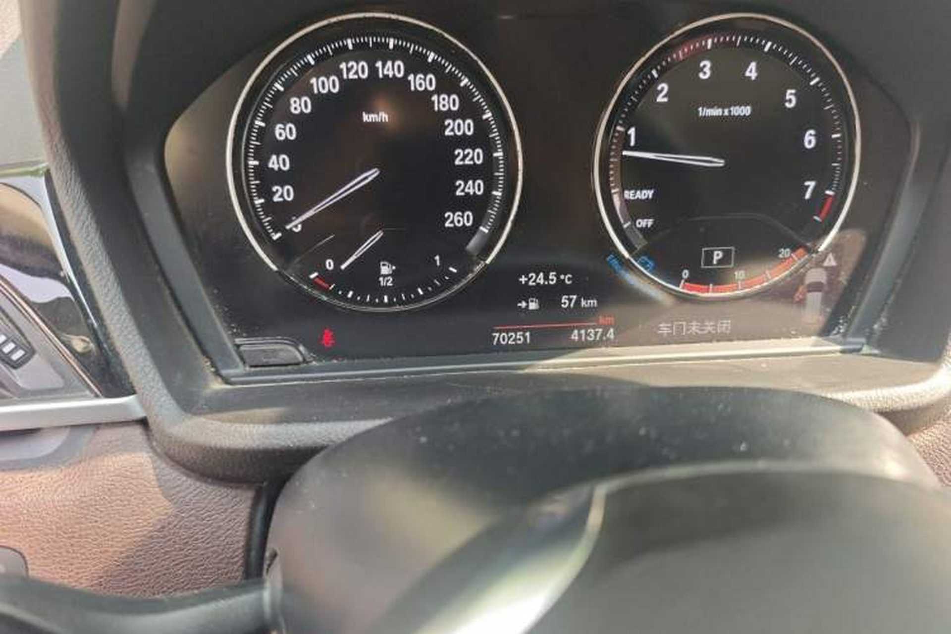 Used BMW X1 2020 sDrive25Li Leading Model Odometer Close Up