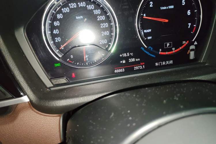 Used BMW X1 2020 sDrive20Li Premium Edition Odometer Close Up