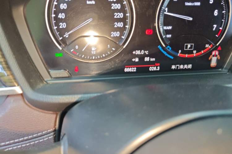 Used BMW X1 2020 xDrive25Li Luxury Edition Odometer Close Up
