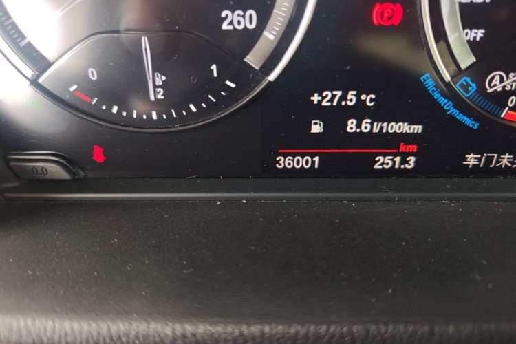 Used BMW X1 2020 sDrive20Li Premium Edition Odometer Close Up