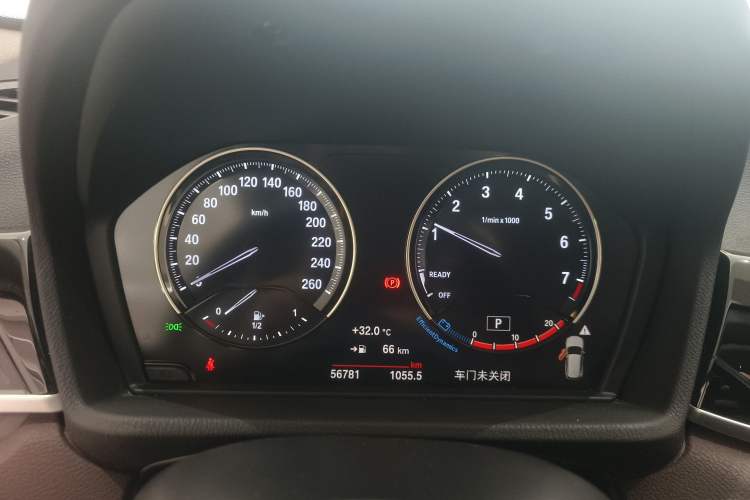 Used BMW X1 2020 sDrive25Li Leading Model Odometer Close Up
