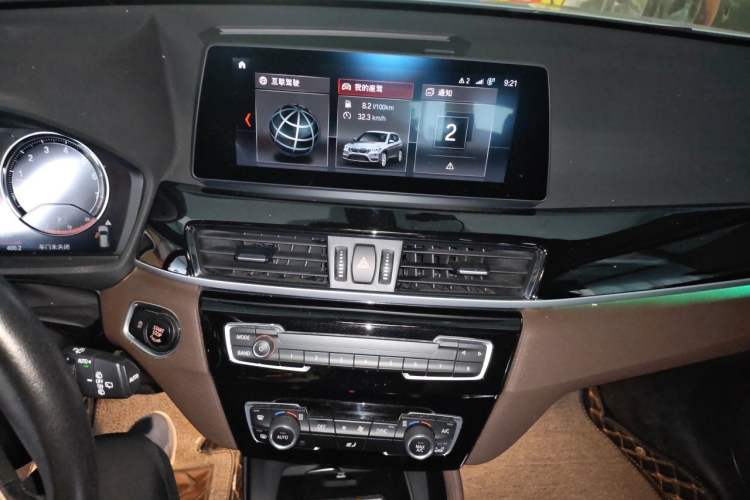 Used BMW X1 2020 sDrive25Li Leading Model Audio And AC Panel