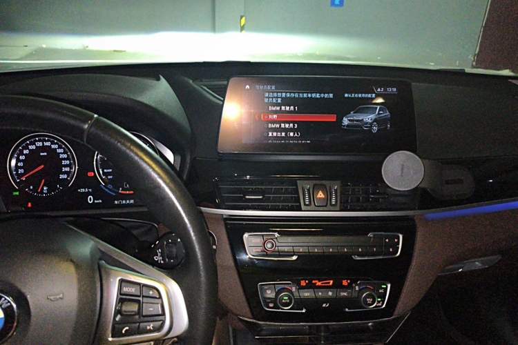 Used BMW X1 2020 sDrive25Li Leading Model Audio And AC Panel