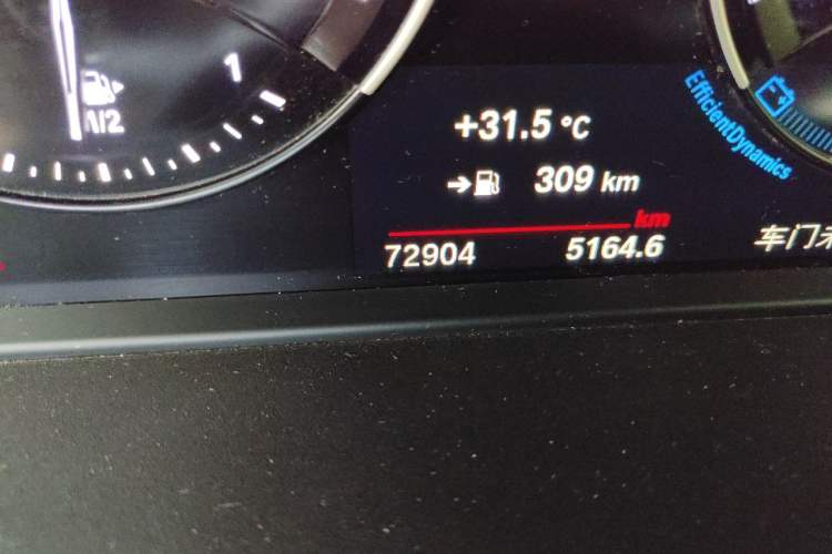 Used BMW X1 2020 sDrive20Li Premium Edition Odometer Close Up