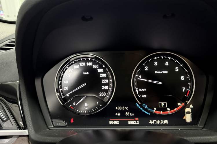 Used BMW X1 2020 sDrive25Li Leading Model Odometer Close Up
