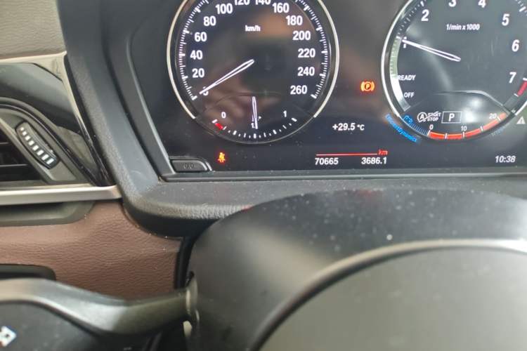 Used BMW X1 2020 sDrive20Li Premium Edition Odometer Close Up