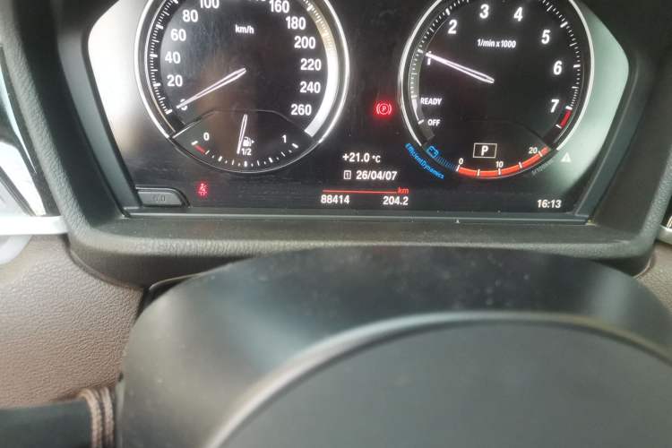 Used BMW X1 2020 sDrive20Li Premium Edition Odometer Close Up