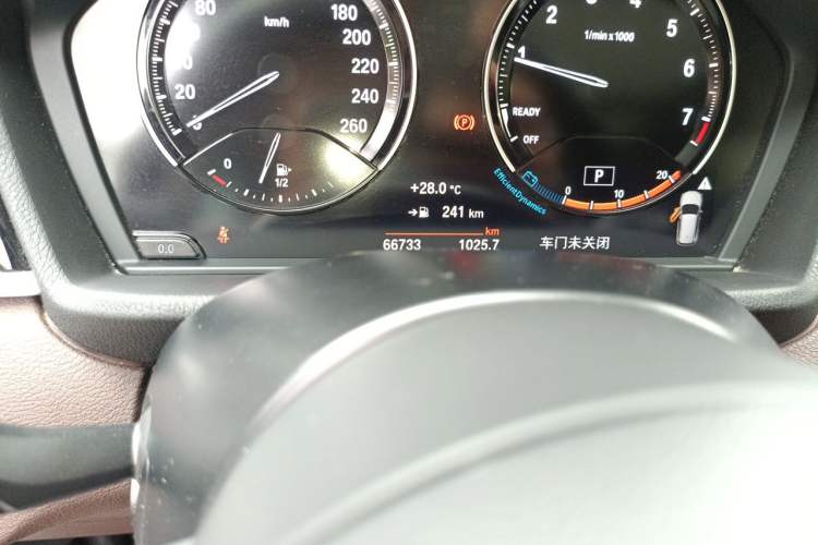 Used BMW X1 2020 sDrive20Li Premium Edition Odometer Close Up