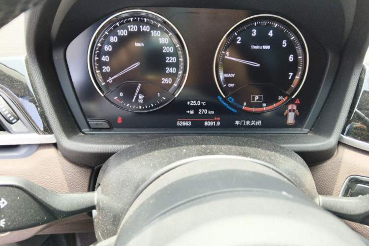 Used BMW X1 2020 sDrive20Li Premium Edition Odometer Close Up