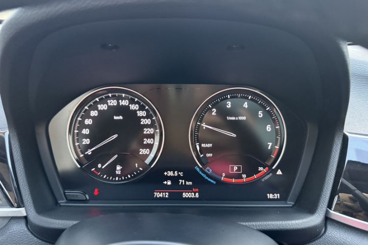 Used BMW X1 2020 sDrive20Li Premium Edition Odometer Close Up