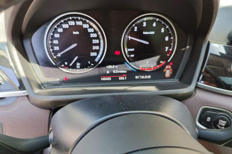 Used BMW X1 2020 sDrive20Li Premium Edition Odometer Close Up