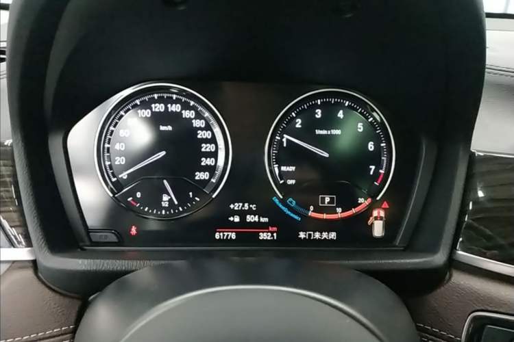 Used BMW X1 2020 xDrive25Li Luxury Edition Odometer Close Up