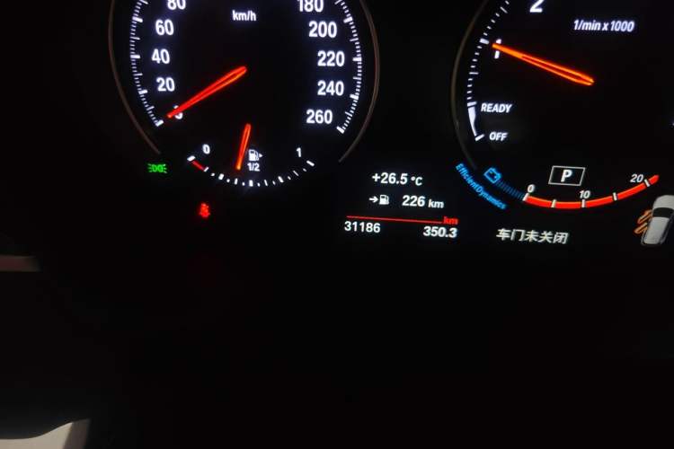 Used BMW X1 2020 sDrive20Li Premium Edition Odometer Close Up