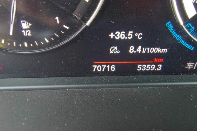 Used BMW X1 2020 sDrive20Li Premium Edition Odometer Close Up