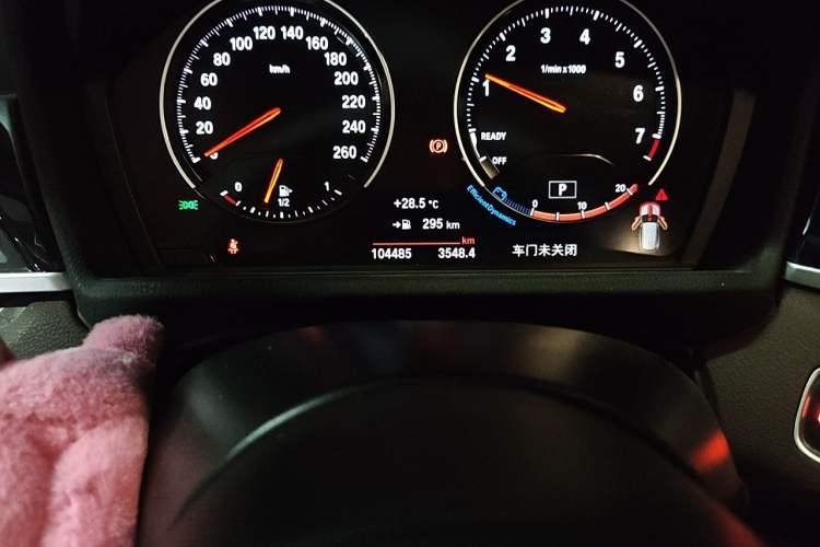 Used BMW X1 2020 sDrive25Li Leading Model Odometer Close Up
