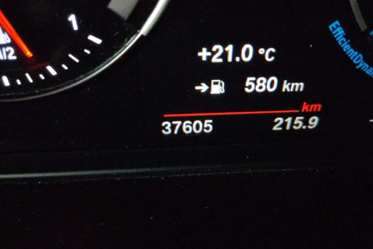 Used BMW X1 2020 sDrive25Li Leading Model Odometer Close Up