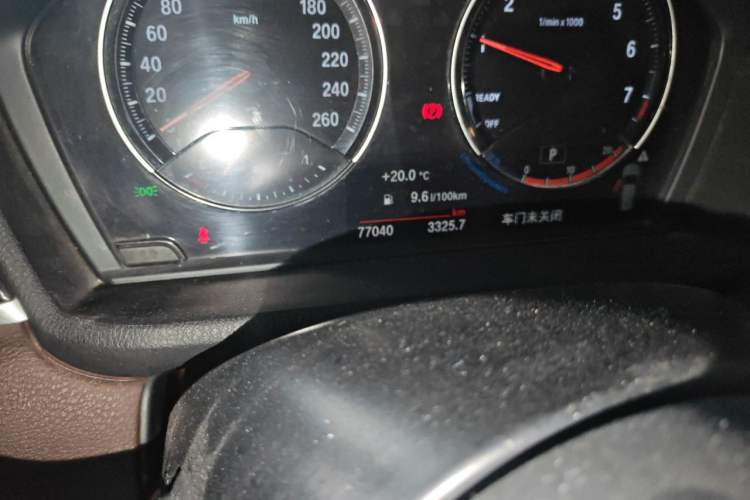 Used BMW X1 2020 sDrive20Li Premium Edition Odometer Close Up