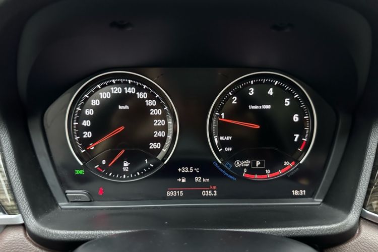 Used BMW X1 2020 xDrive25Li Luxury Edition Odometer Close Up