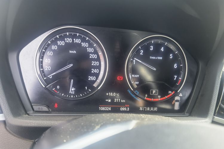 Used BMW X1 2020 sDrive25Li Leading Model Odometer Close Up
