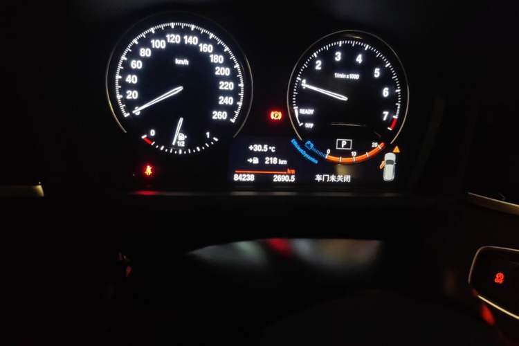 Used BMW X1 2020 sDrive20Li Premium Edition Odometer Close Up