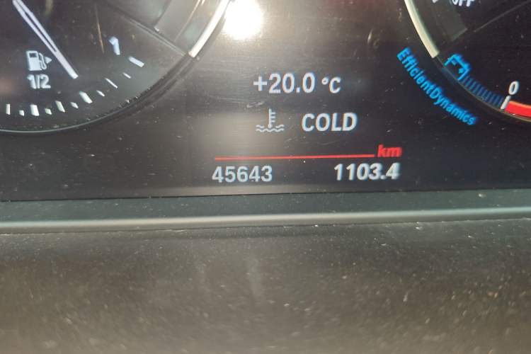 Used BMW X1 2020 sDrive20Li Premium Edition Odometer Close Up