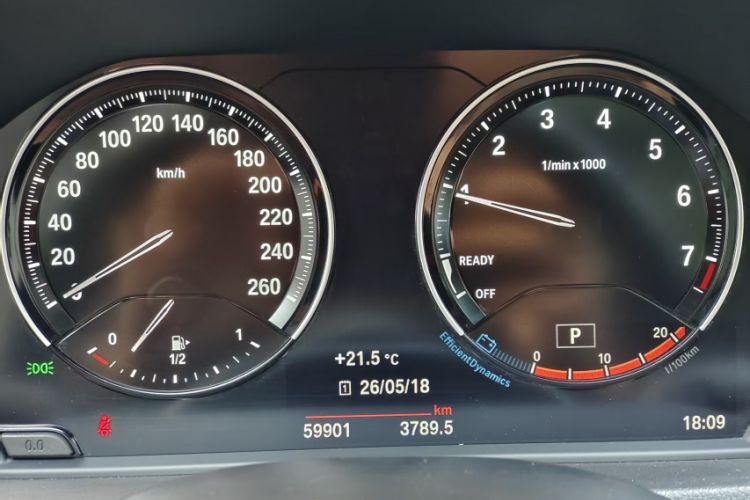 Used BMW X1 2020 xDrive25Li Luxury Edition Odometer Close Up