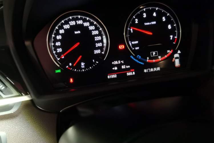 Used BMW X1 2021 sDrive20Li Premium Edition Odometer Close Up
