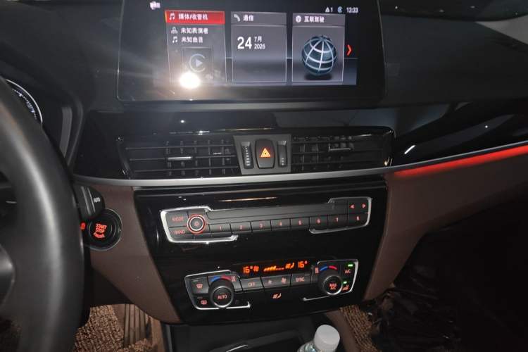 Used BMW X1 2021 sDrive25Li Leading Model Audio And AC Panel