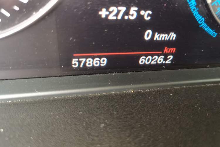 Used BMW X1 2021 sDrive20Li Premium Edition Odometer Close Up