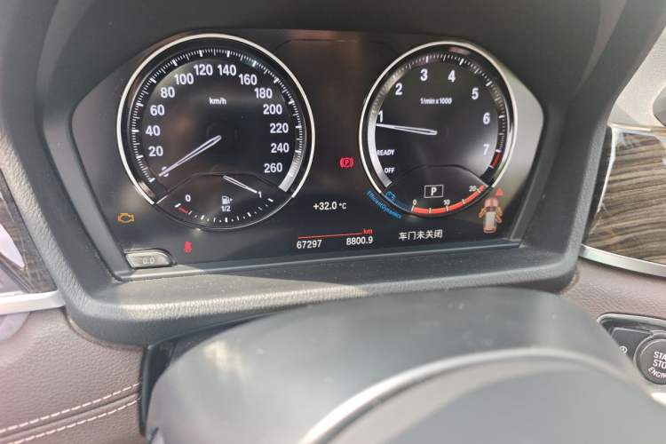 Used BMW X1 2021 xDrive25Li Luxury Model Odometer Close Up